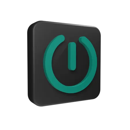 Power Off 3D Icon