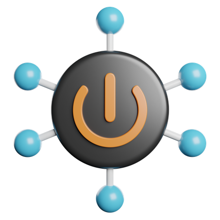 Power On  3D Icon
