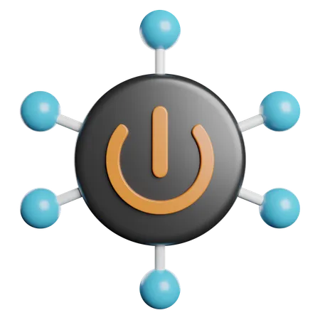 Power On  3D Icon