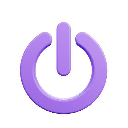 Power On Off  3D Icon