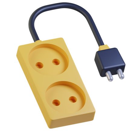 Power Outlet  3D Icon