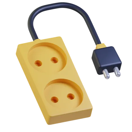 Power Outlet  3D Icon