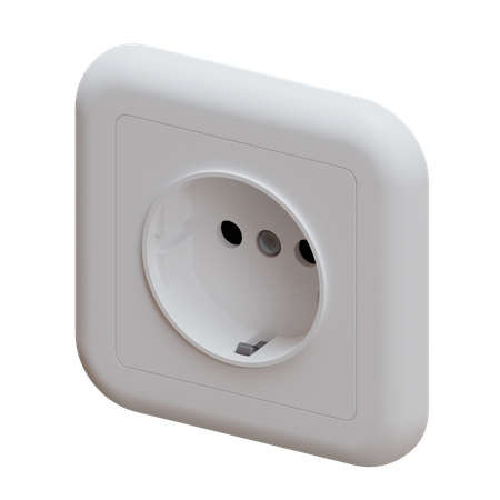 Power Outlet  3D Icon