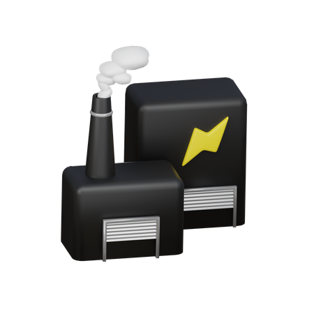 Power plant  3D Icon