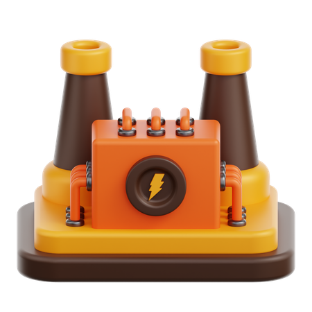 Power Plant  3D Icon