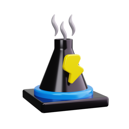 Power Plant  3D Icon