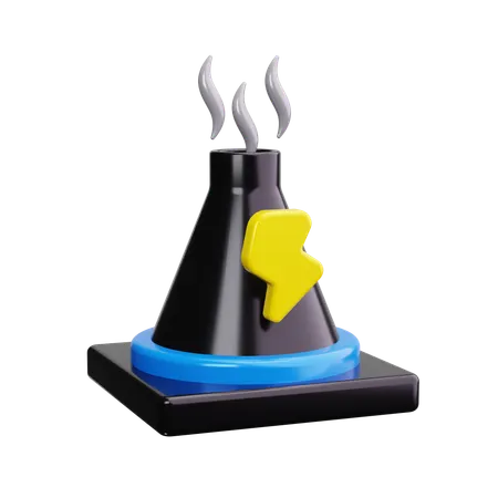 Power Plant  3D Icon