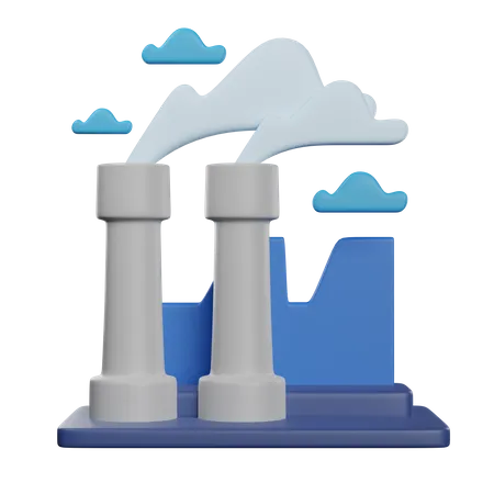 Power Plant  3D Icon