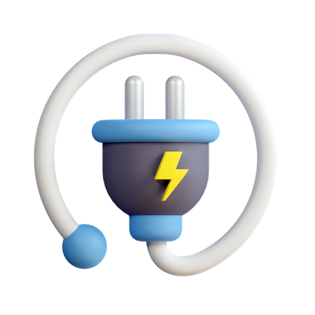 Power Plug  3D Icon