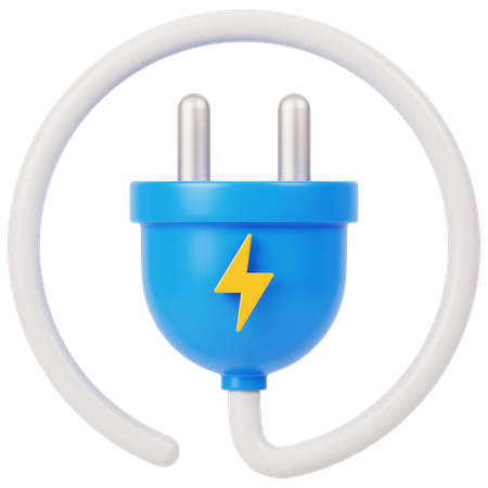 Power Plug  3D Icon