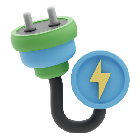 Power Plug  3D Icon