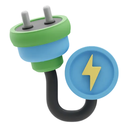 Power Plug  3D Icon