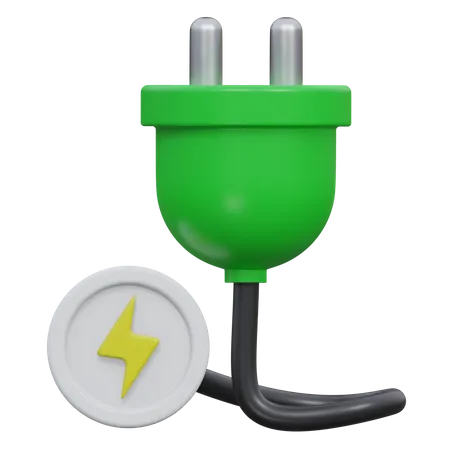 Power Plug  3D Icon