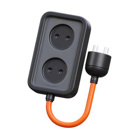 Power Plug  3D Icon