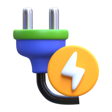 Power Plug  3D Icon