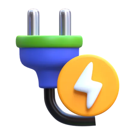 Power Plug  3D Icon