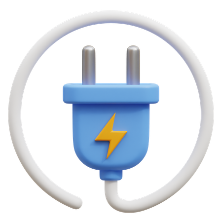 Power Plug  3D Icon