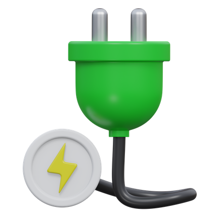 Power Plug  3D Icon