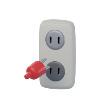 Power Plug  3D Icon