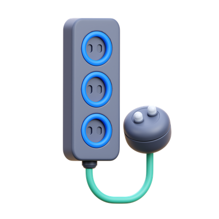 Power Plug  3D Icon