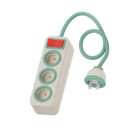 Power Plug  3D Icon