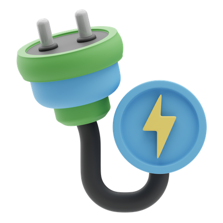 Power Plug 3D Icon