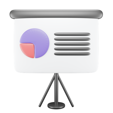 Power Point Presentation  3D Icon