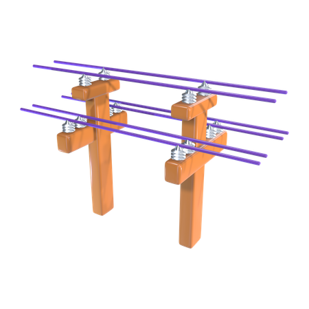 Power Pole  3D Icon