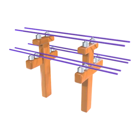 Power Pole  3D Icon