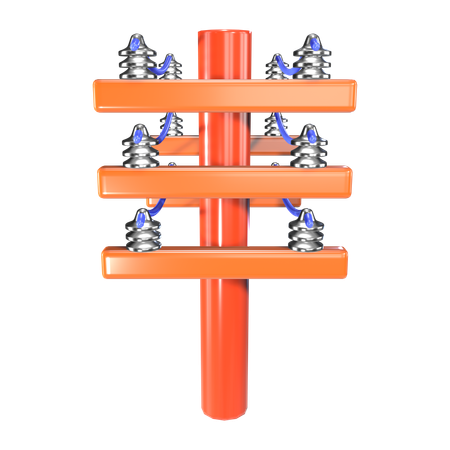 Power Pole  3D Icon