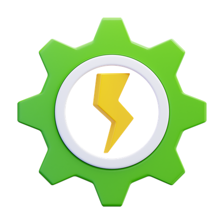 電源設定  3D Icon