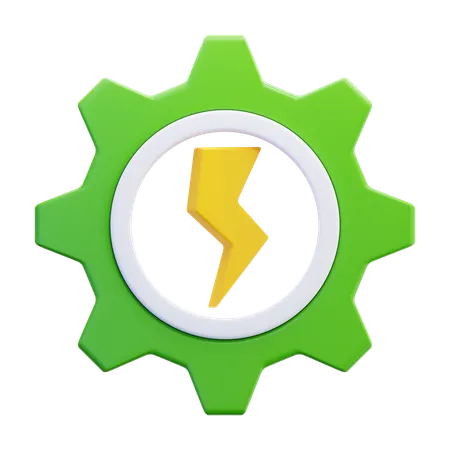 Power Setting  3D Icon