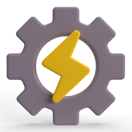 Power Setting  3D Icon