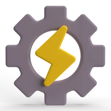 Power Setting  3D Icon
