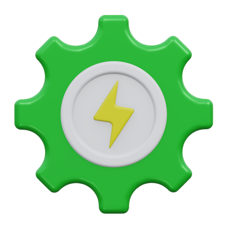 Power Setting  3D Icon
