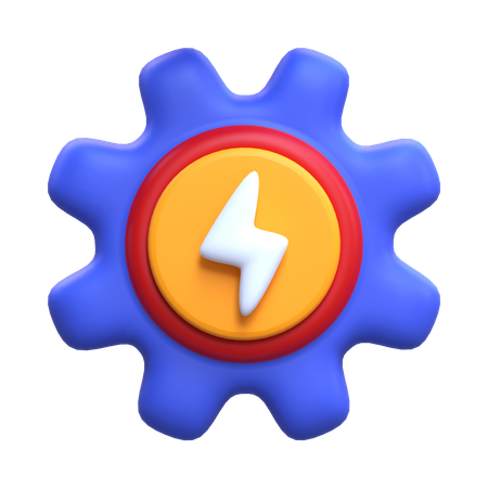 Power Setting 3D Icon