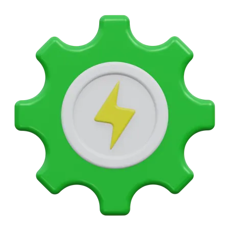 Power Setting  3D Icon