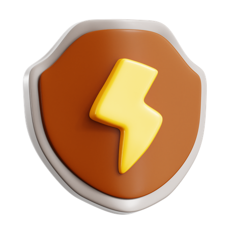 Power Shield  3D Icon