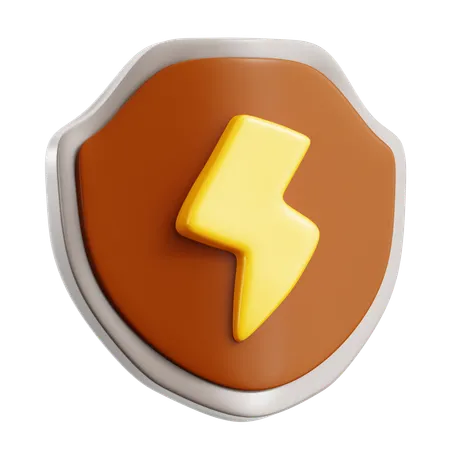 Power Shield  3D Icon