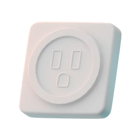 전원 소켓  3D Icon