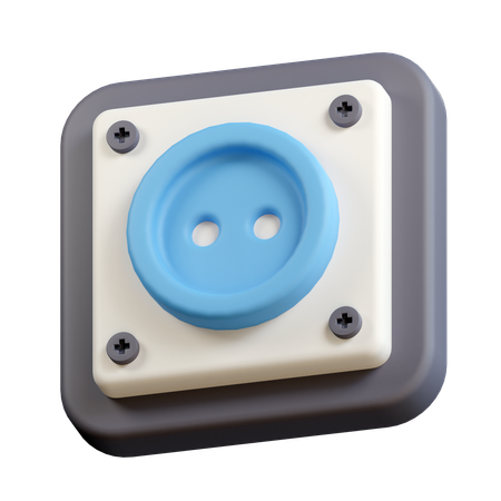 Power Socket  3D Icon