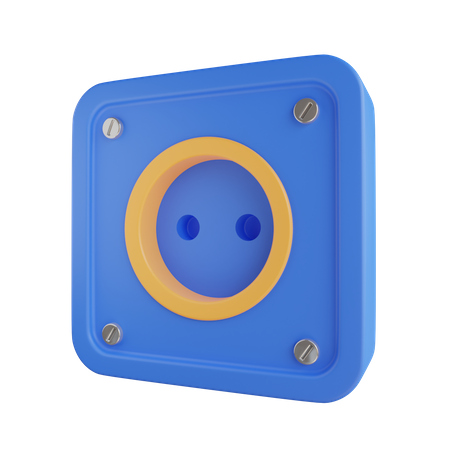 Power Socket  3D Icon