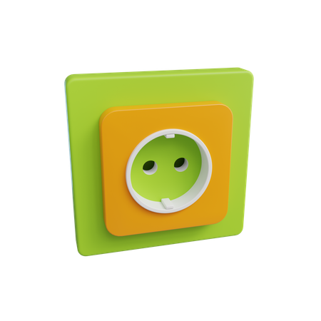 Power Socket  3D Icon