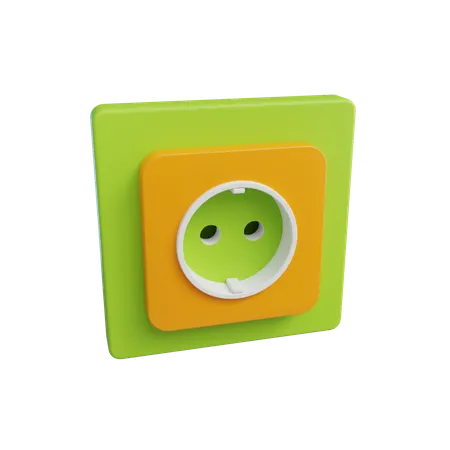 Power Socket  3D Icon