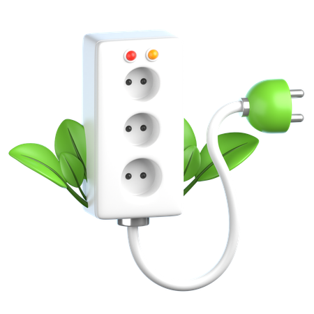 Power Socket  3D Icon