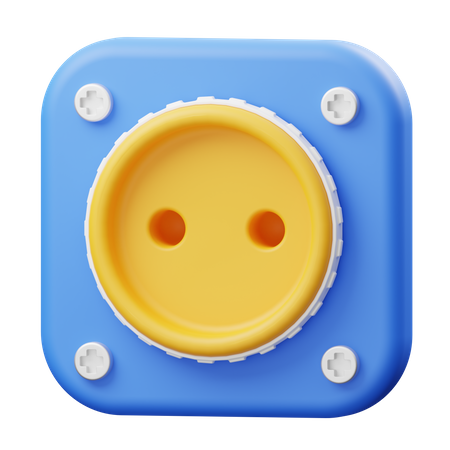 Power Socket  3D Icon
