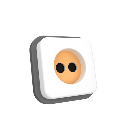 Power Socket  3D Icon