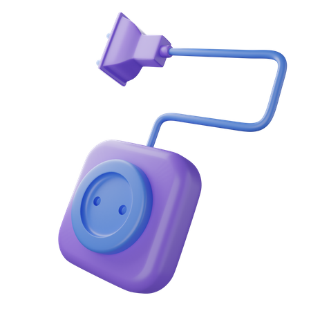 Power Socket  3D Illustration