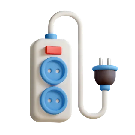 Power Strip  3D Icon