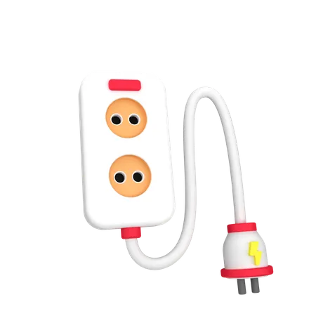 Power Strip  3D Icon